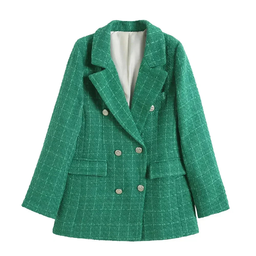 Karen Moree | Stylish Tweed Blazer