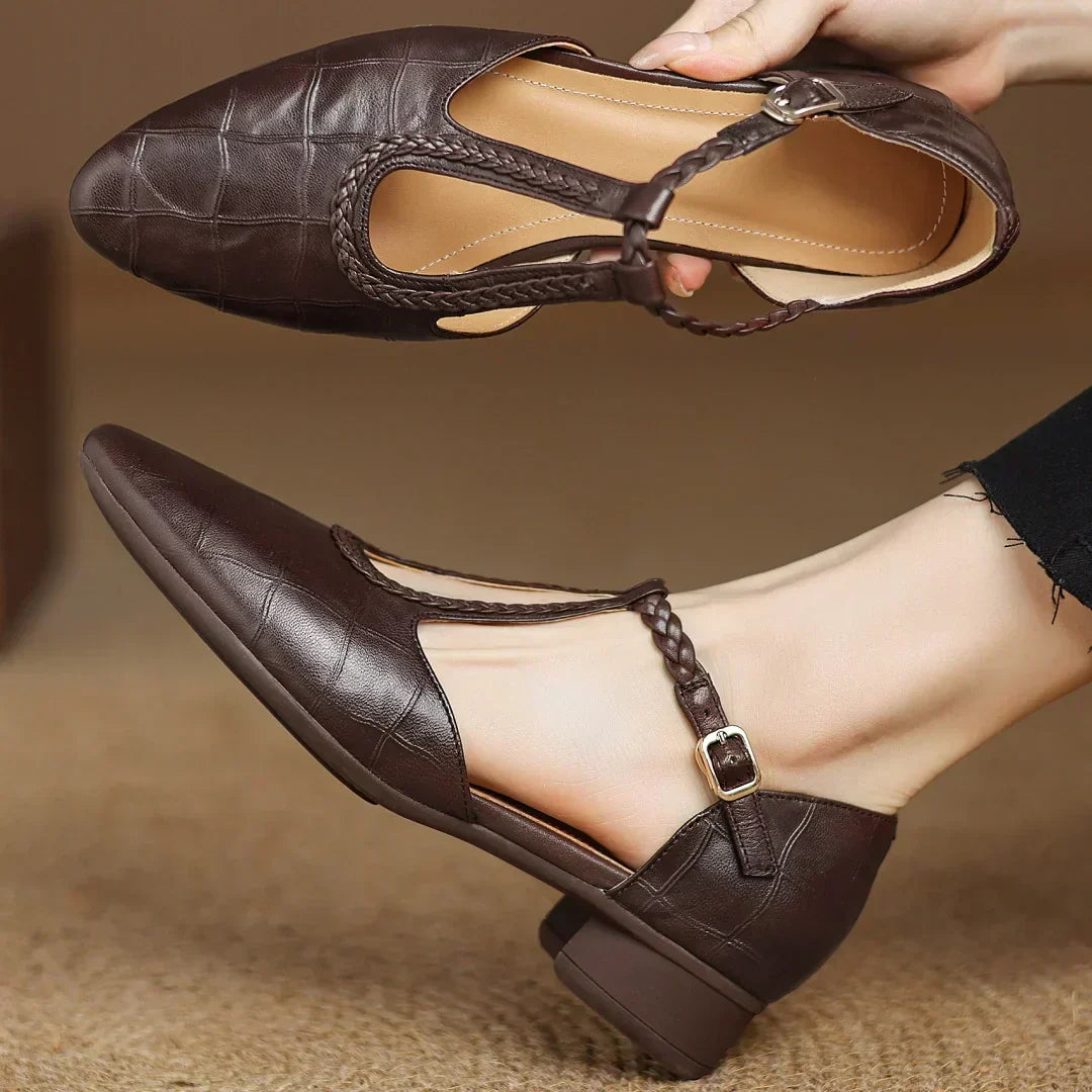 Karen Moree | Leather Mary Janes