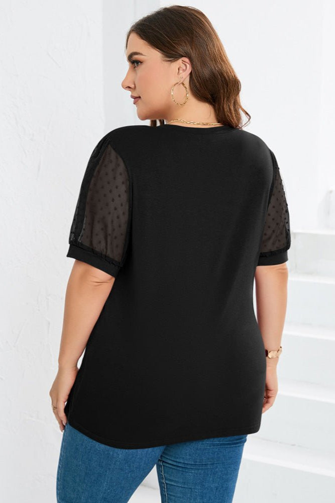 Karen Moree | Sleek V-Neck Blouse