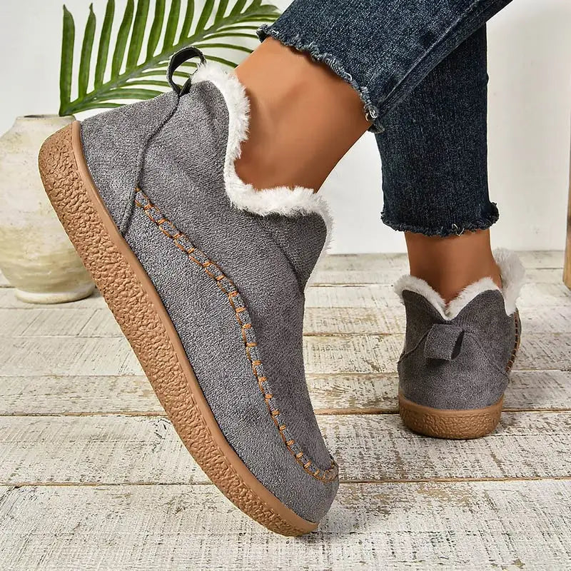 Karen Moree | Ultra-Cozy Winter Slip-On Shoes