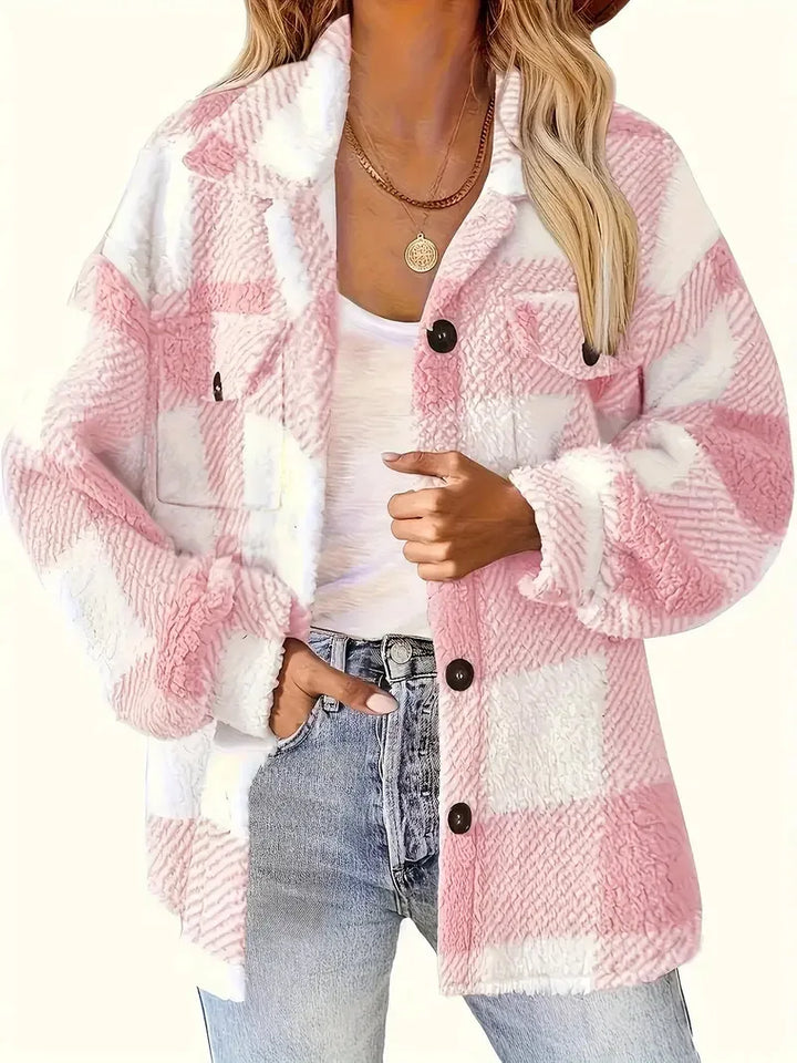 Karen Moree | Plaid Fleece Jacket
