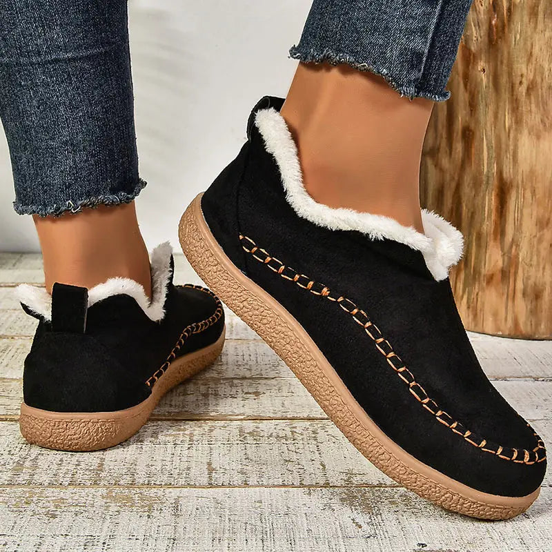Karen Moree | Ultra-Cozy Winter Slip-On Shoes
