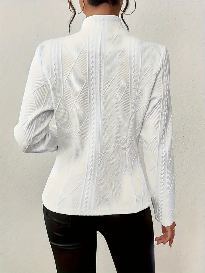 Karen Moree | Blazer With Embroidery And Reverse Collar