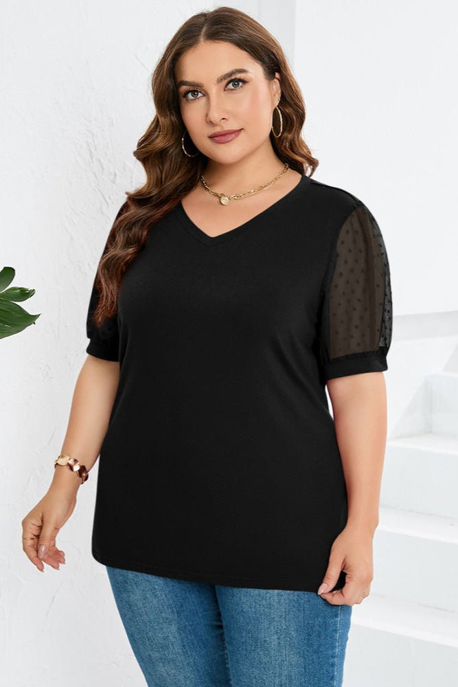 Karen Moree | Sleek V-Neck Blouse