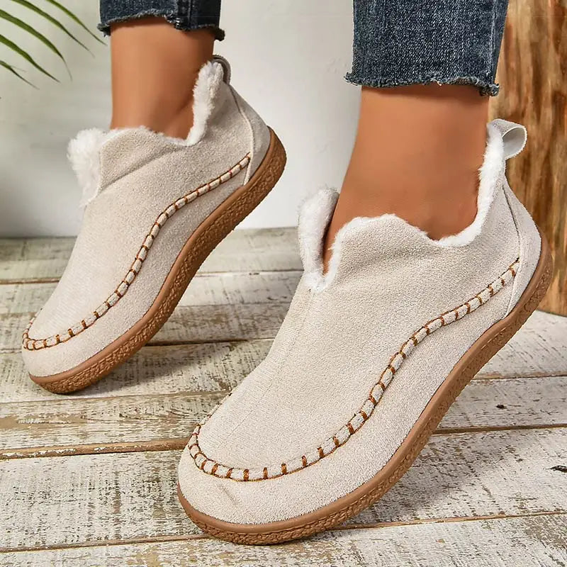 Karen Moree | Ultra-Cozy Winter Slip-On Shoes