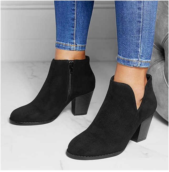 Karen Moree | Pointed Ankle Boot In Premium Effect