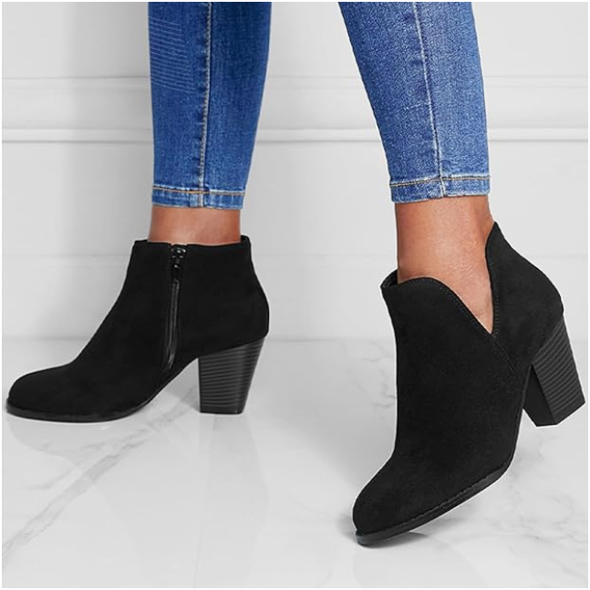 Karen Moree | Pointed Ankle Boot In Premium Effect