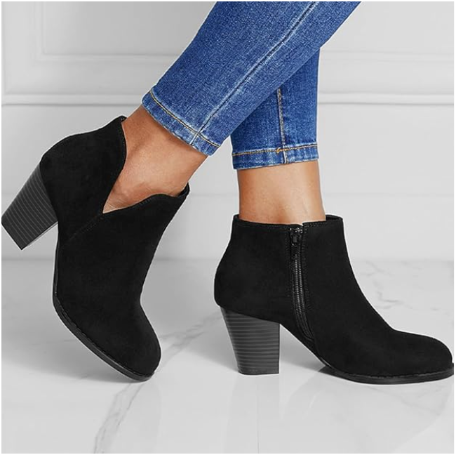Karen Moree | Pointed Ankle Boot In Premium Effect