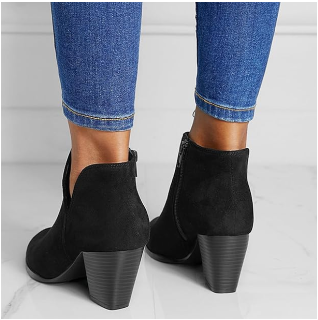 Karen Moree | Pointed Ankle Boot In Premium Effect