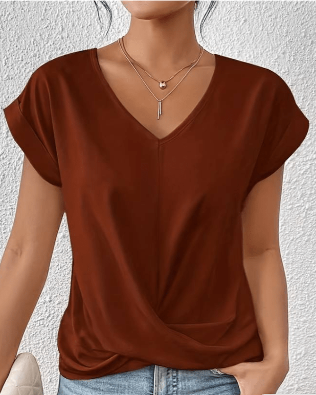 Karen Moree | V-Neck Top