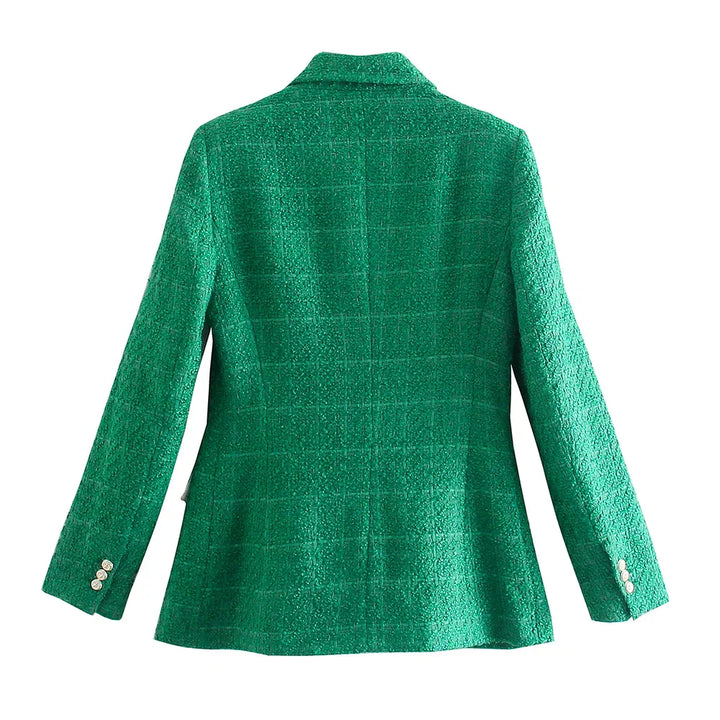 Karen Moree | Stylish Tweed Blazer