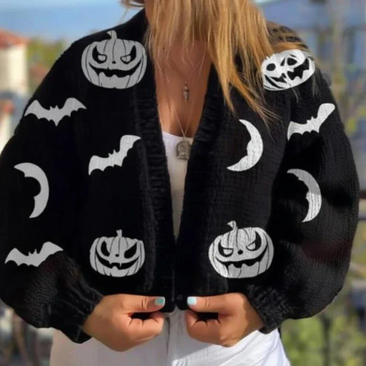 Karen Moree | Women’s Print V-Neck Cardigan