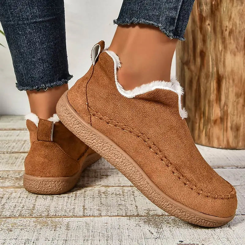 Karen Moree | Ultra-Cozy Winter Slip-On Shoes