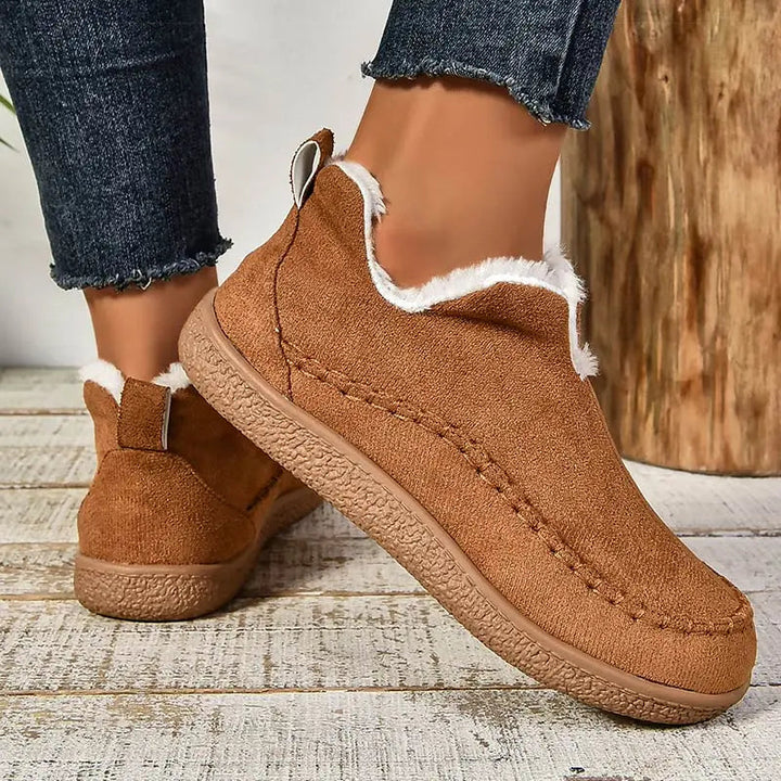 Karen Moree | Ultra-Cozy Winter Slip-On Shoes
