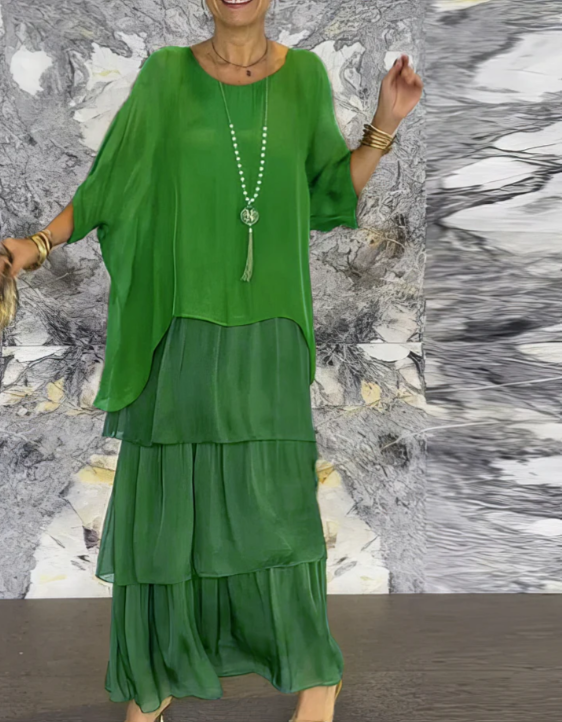 Karen Moree | Elegant Flowing Maxi Dress