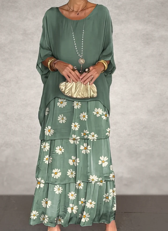 Karen Moree | Elegant Flowing Maxi Dress