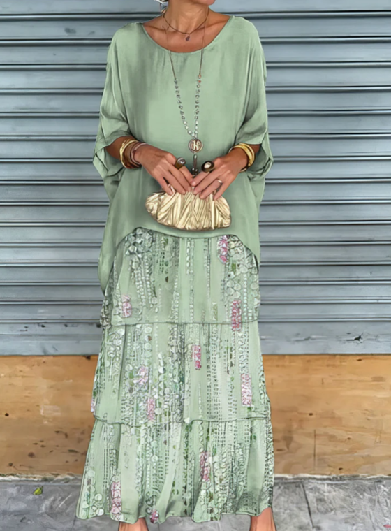 Karen Moree | Elegant Flowing Maxi Dress