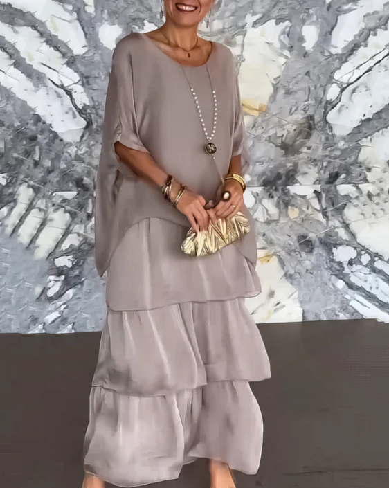 Karen Moree | Elegant Flowing Maxi Dress