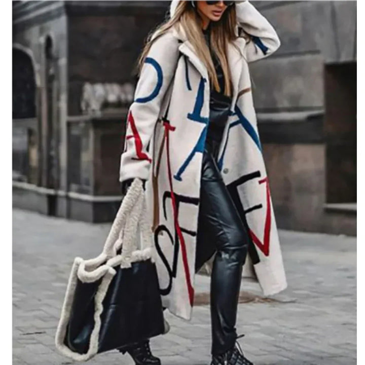 Karen Moree | Long Coat With Designer Patterns