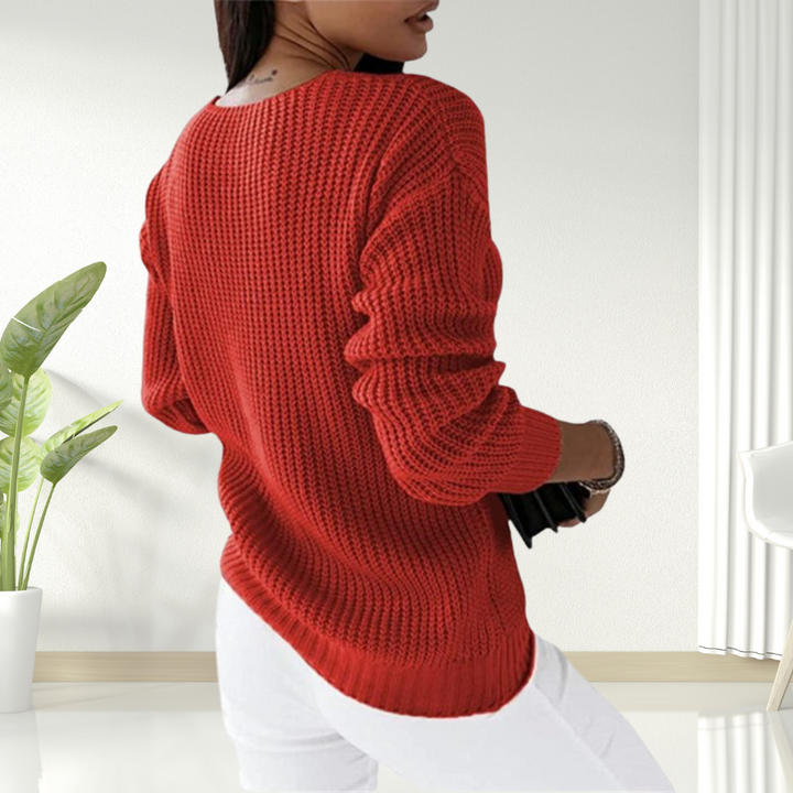 Karen Moree | Comfy V-Neck Sweater