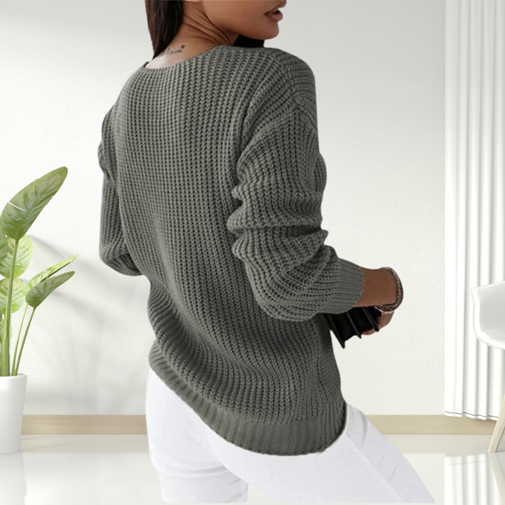 Karen Moree | Comfy V-Neck Sweater