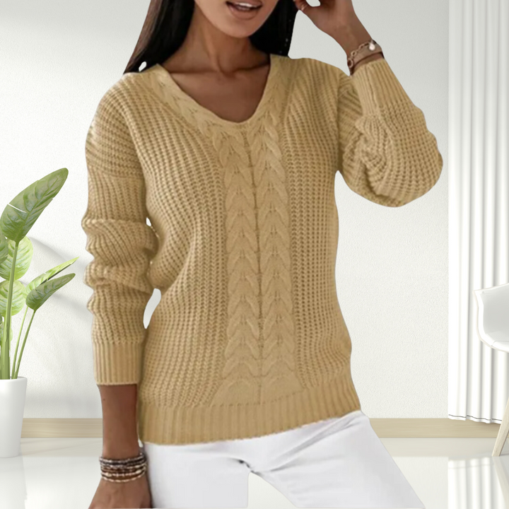 Karen Moree | Comfy V-Neck Sweater