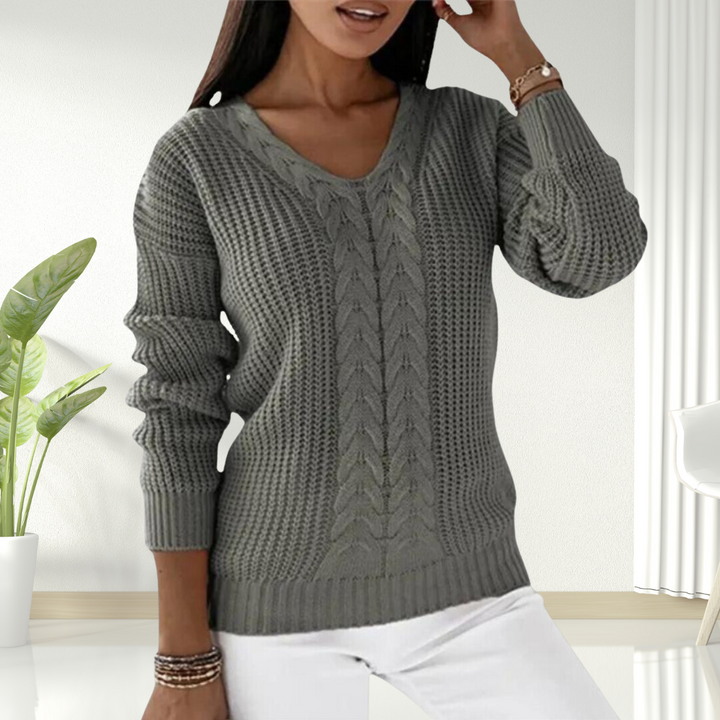 Karen Moree | Comfy V-Neck Sweater
