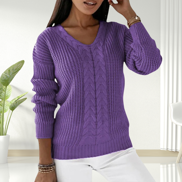 Karen Moree | Comfy V-Neck Sweater