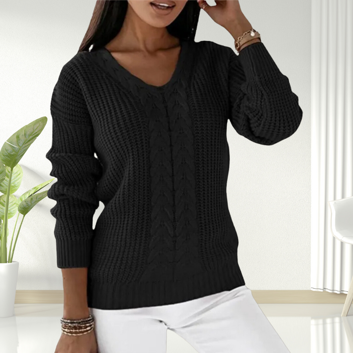 Karen Moree | Comfy V-Neck Sweater