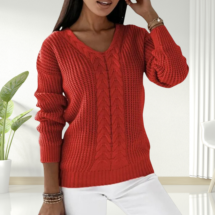 Karen Moree | Comfy V-Neck Sweater