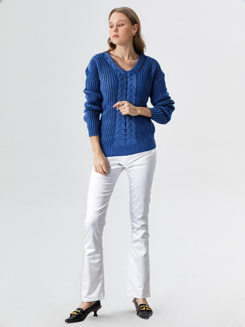 Karen Moree | Comfy V-Neck Sweater