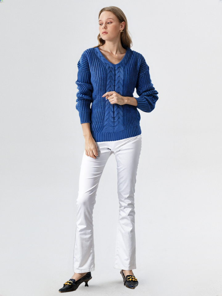 Karen Moree | Comfy V-Neck Sweater