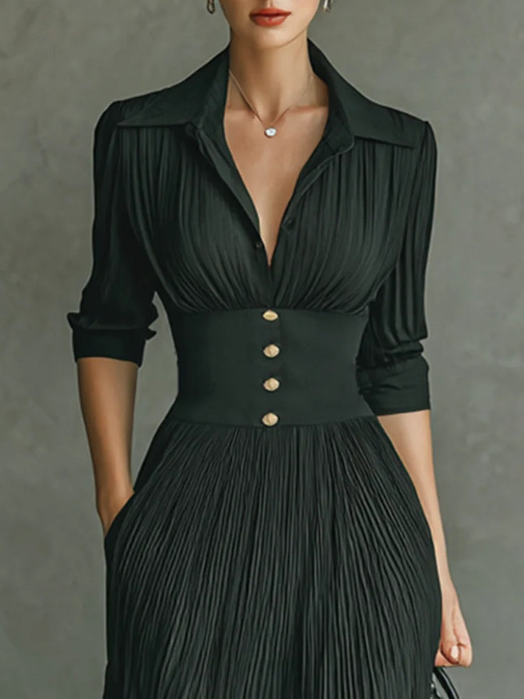 Karen Moree | Chic Fitted Waist Dress