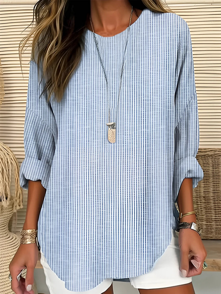 Karen Moree | Striped Blouse