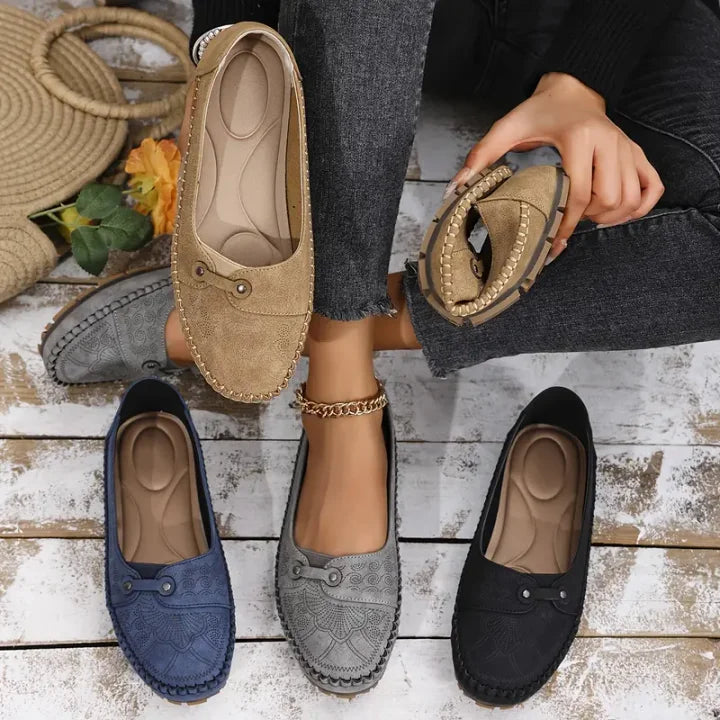 Karen Moree | Casual Non Slip Leather Shoes