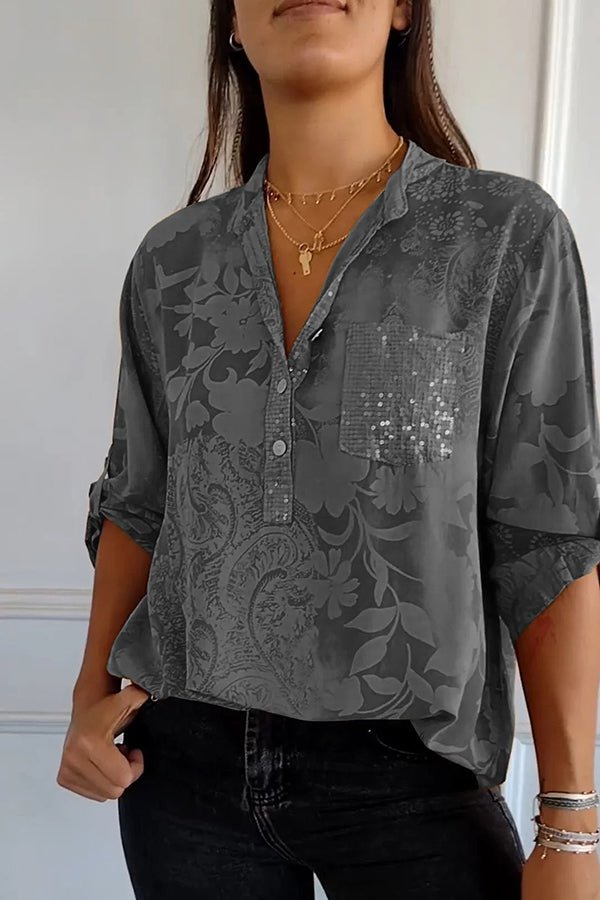 Karen Moree | Elegant Sequin Top