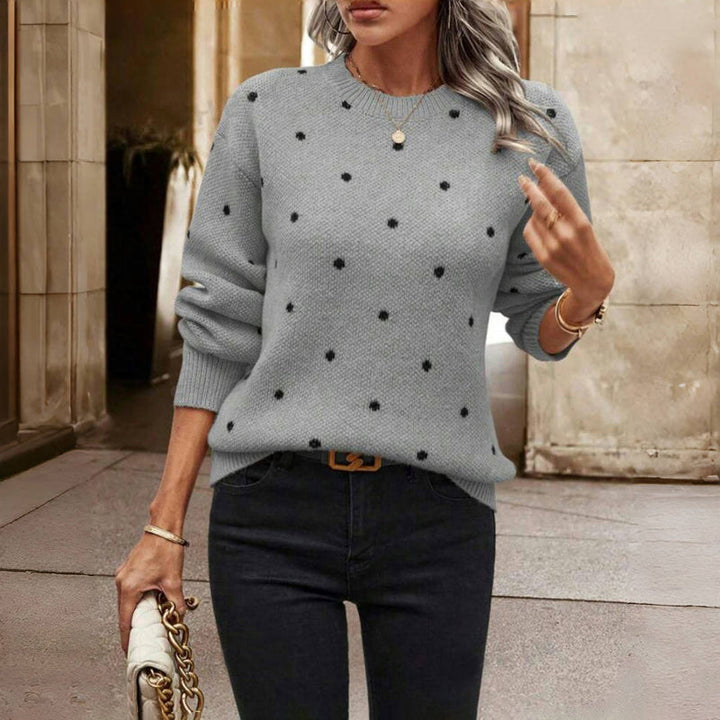 Karen Moree | Polka Dot Knitted Sweater