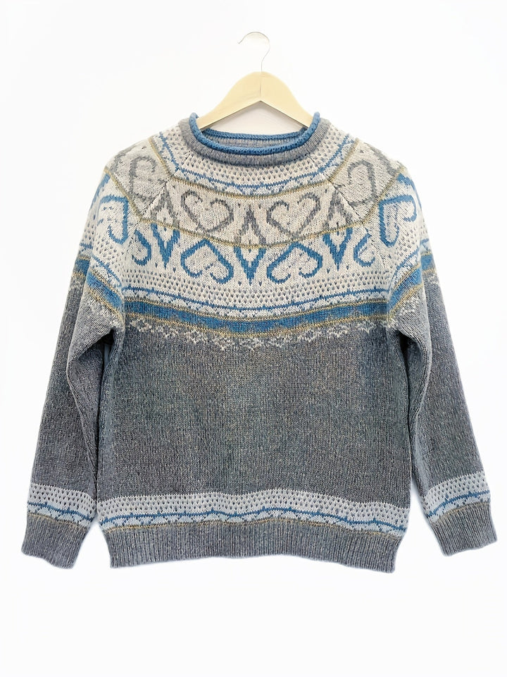 Karen Moree | Elegant Nordic Sweater, Warm, Winter-Ready