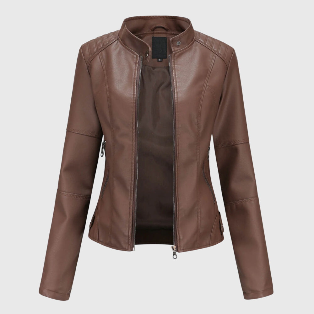 Karen Moree | Stylish Leather Jacket