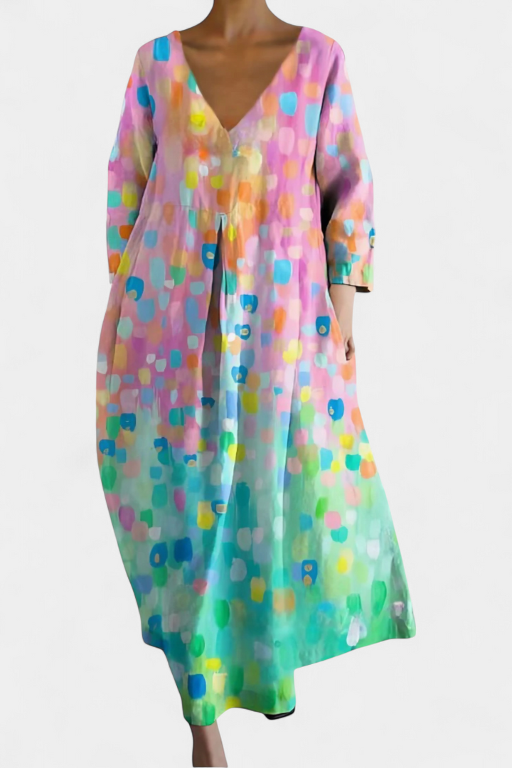 Karen Moree | Art Bloom Midi Dress