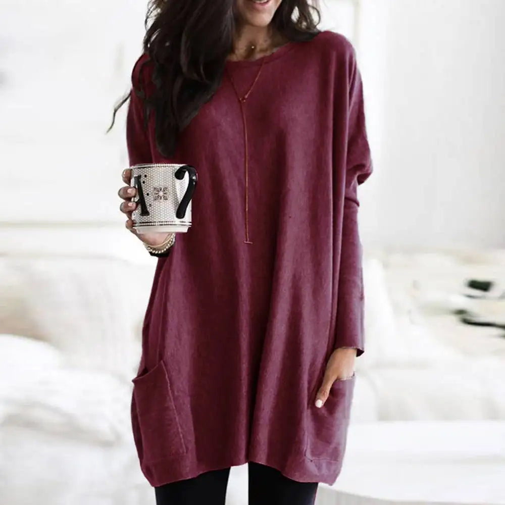 Karen Moree | Long Sleeve Dress With Pockets