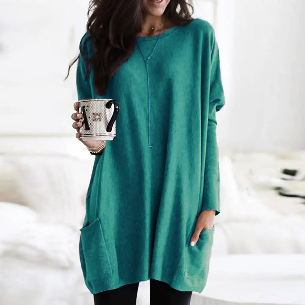 Karen Moree | Long Sleeve Dress With Pockets