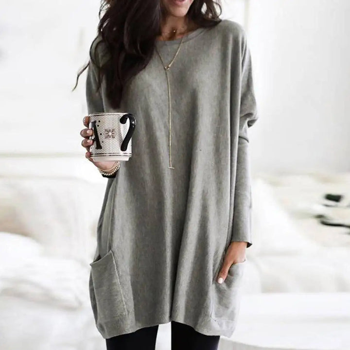 Karen Moree | Long Sleeve Dress With Pockets