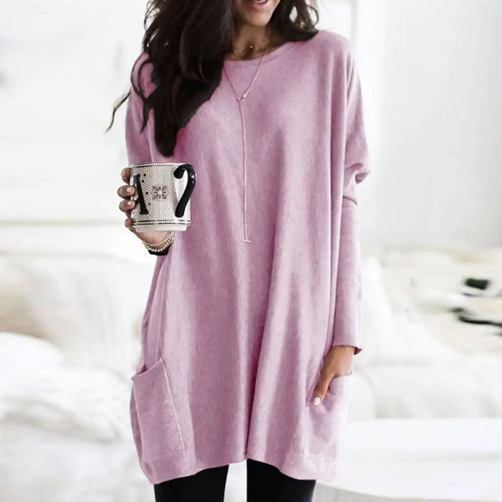 Karen Moree | Long Sleeve Dress With Pockets