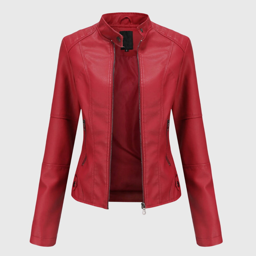 Karen Moree | Stylish Leather Jacket