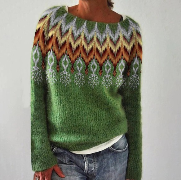 Karen Moree | Cozy Retro Sweater