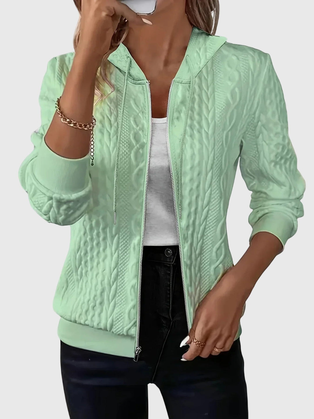 Karen Moree | Hoodie With Zipper