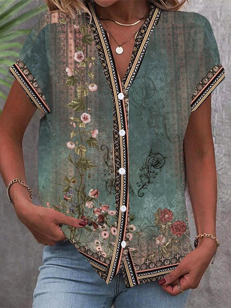 Karen Moree | Watercolor Petal Blouse