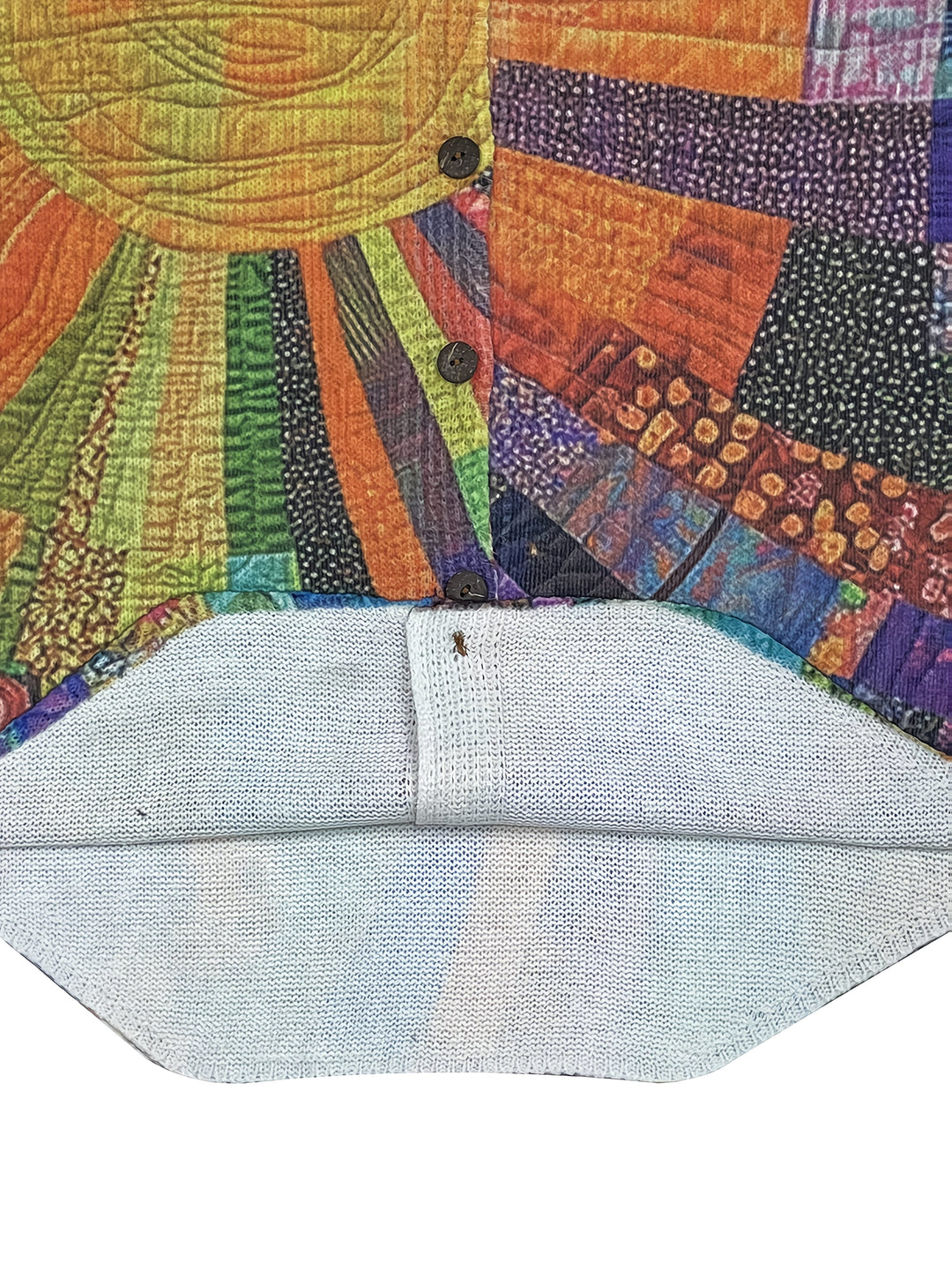 Karen Moree | Artful Patchwork Button Cardigan