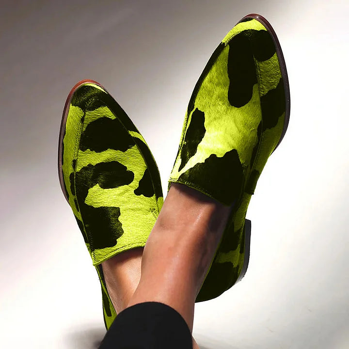 Karen Moree | Animal-Print Loafers